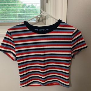 Striped Crop Top